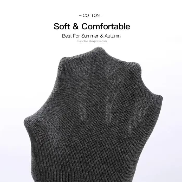 HSS marque 100% coton hommes chaussettes été mince respirant