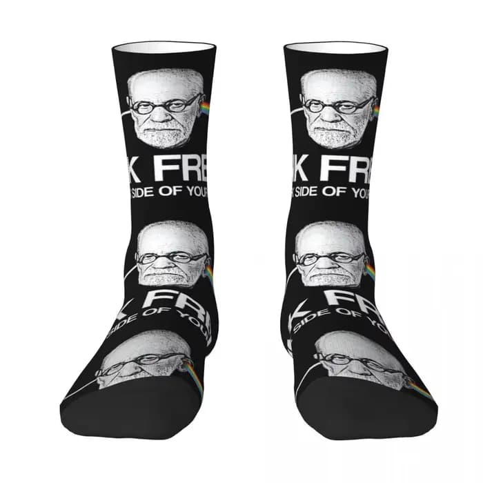 Pink Freud - Côté sombre de votre maman Chaussettes Harajuku Bas absorbants