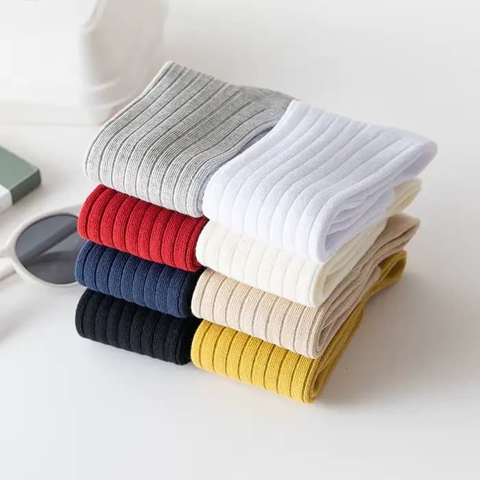 Chaussettes en coton pour adolescents et enfants de 0 à 12 ans, chaussettes décontractées côtelées jusqu'aux genoux, chaussettes longues pour enfants, chaussettes d'hiver pour bébés, chaussettes d'éco