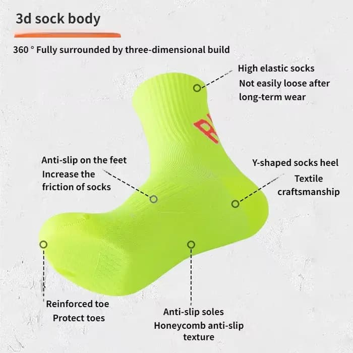 Chaussettes de course unisexes pour hommes et femmes
