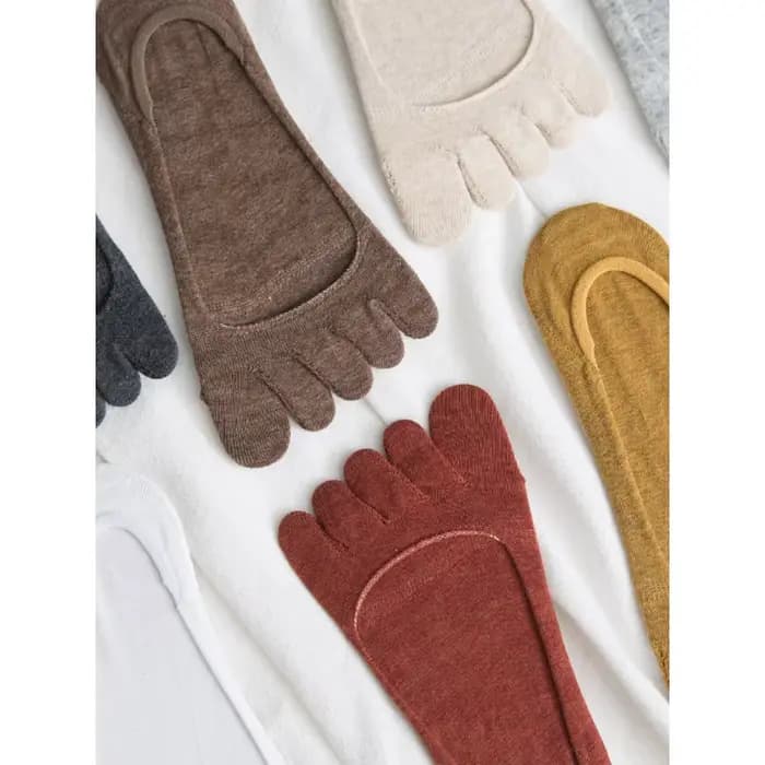 Chaussettes à orteils invisibles en Silicone