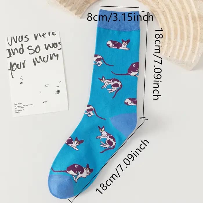 5 paires de chaussettes mi-tube pour femmes