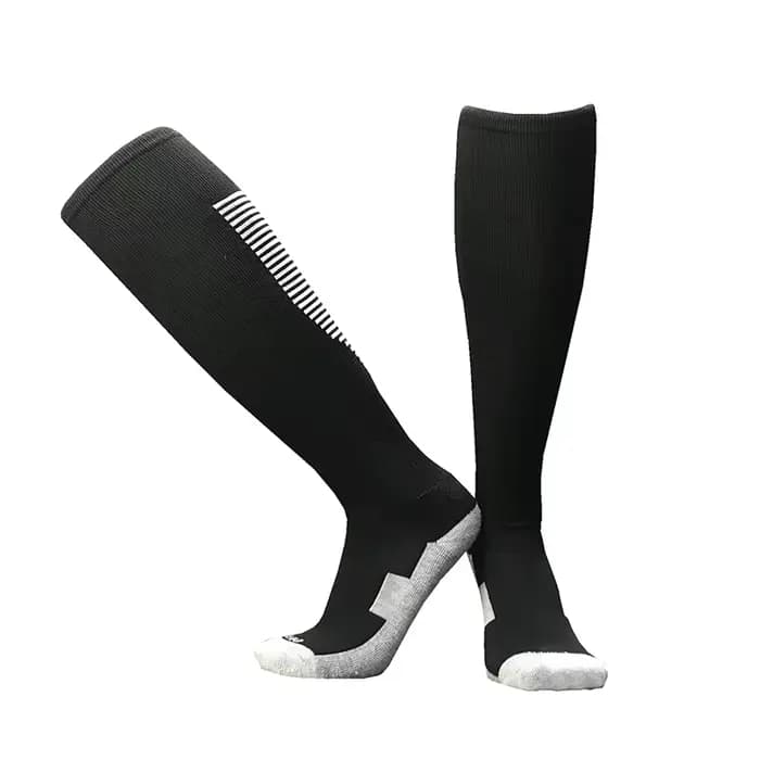 Chaussette de sport rayée pour adultes et enfants