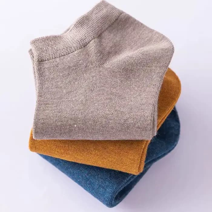Lot de 5 paires de chaussettes courtes pour femme en fibre de bambou