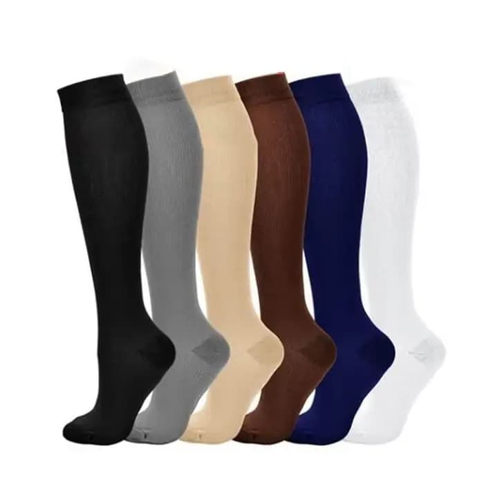 Chaussettes hautes en coton à séchage rapide pour hommes