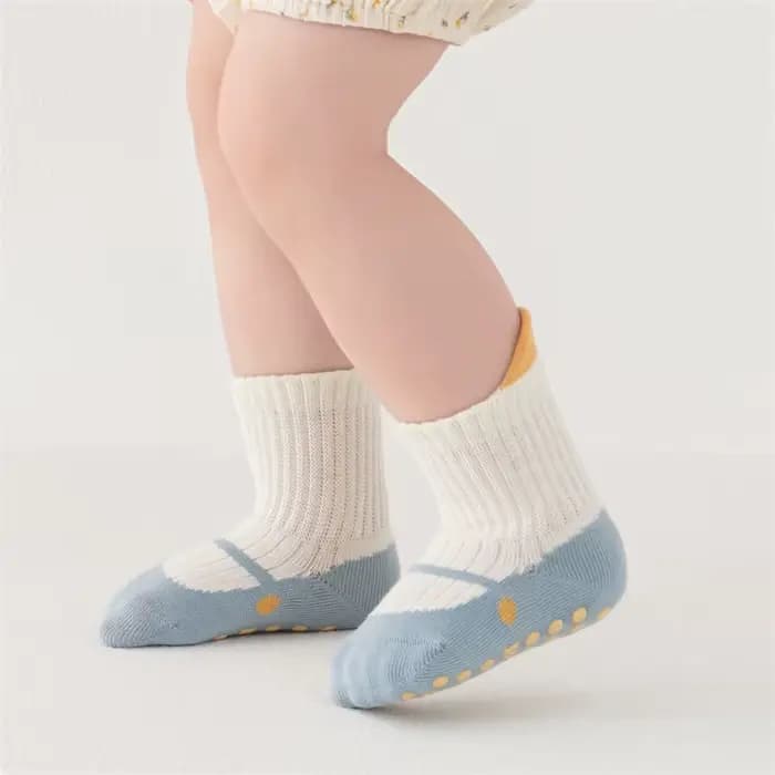 3 paires de chaussettes antidérapantes pour bébé