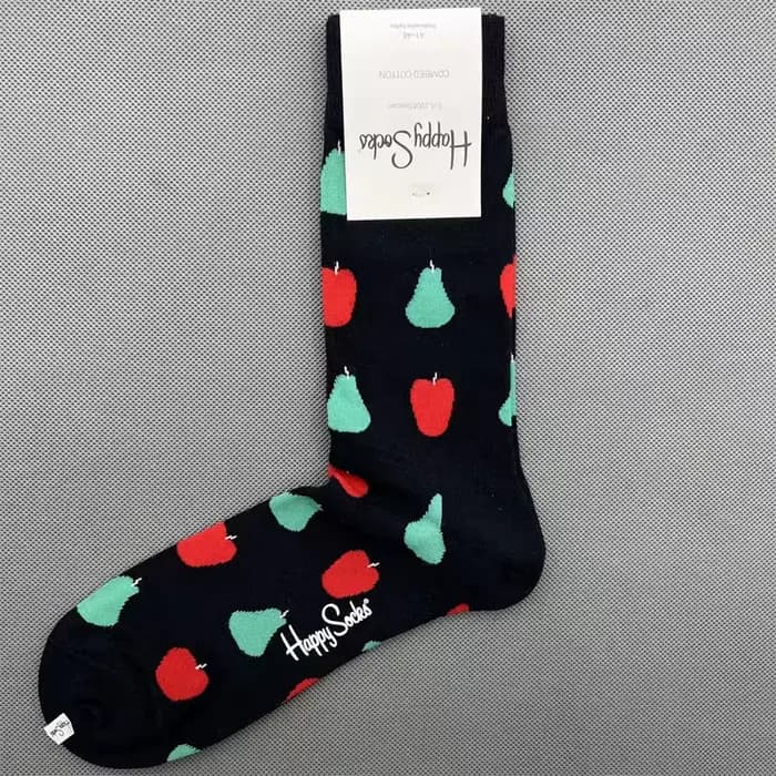 1 paire hommes chaussettes décontracté Gentleman drôle haute qualité couleur Puzzle heureux