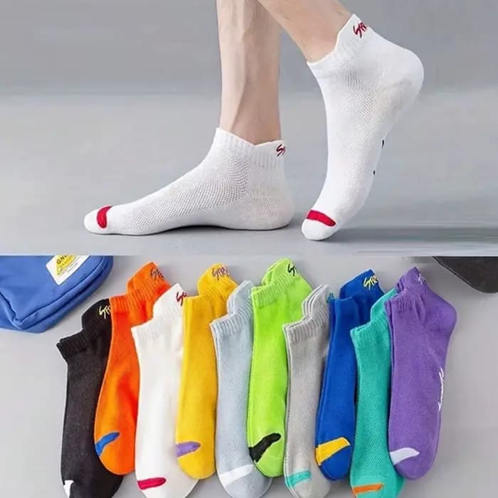 5/10/20/30 paires hommes cheville chaussettes à la mode lettre sport Style anti-odeur absorbant la sueur respirant