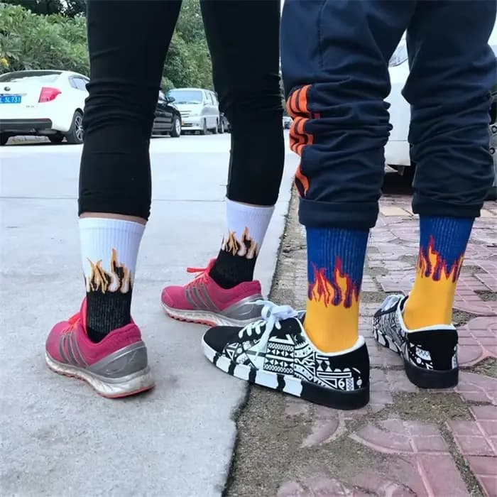 Chaussettes de sport décontractées en coton pour hommes