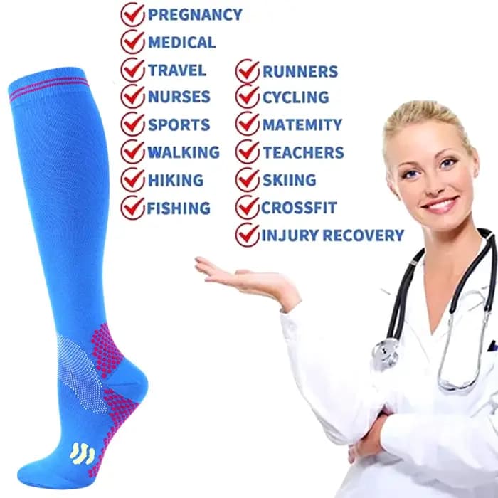 Chaussettes de sport à Compression pour Golf