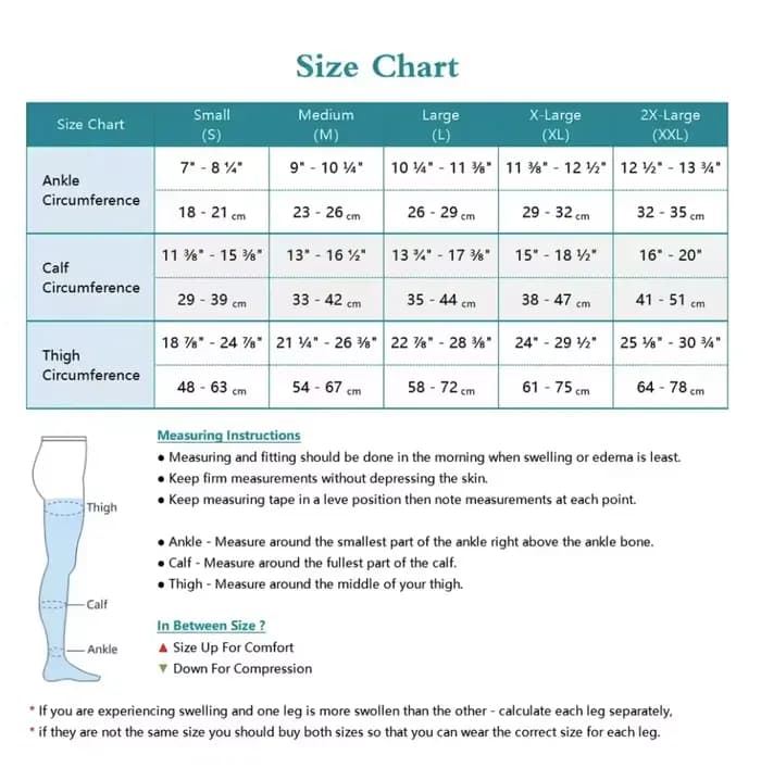 Collants de Compression médicaux 22-32mmHg