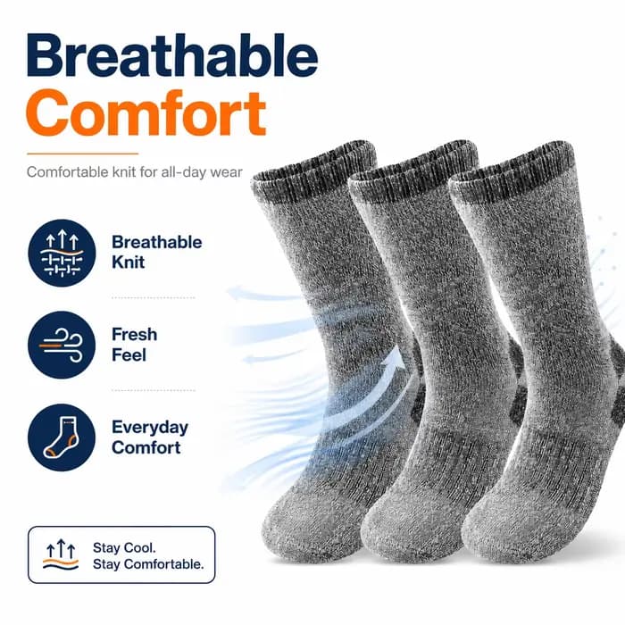 Chaussettes thermiques pour hommes et femmes