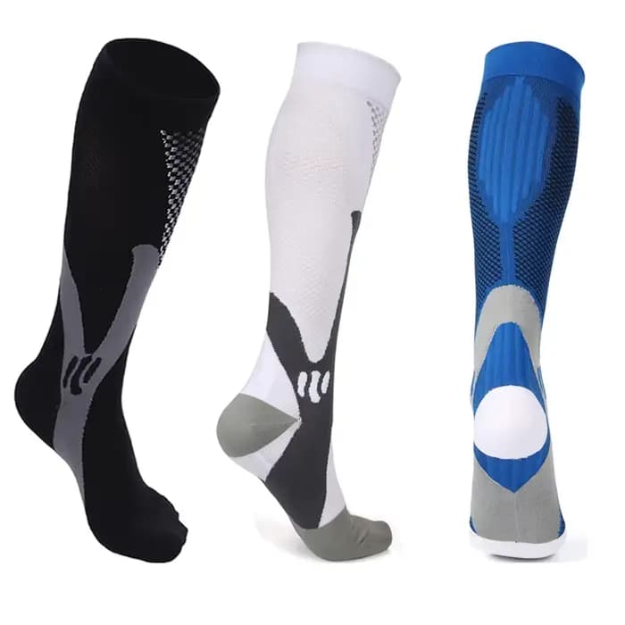 Chaussettes de compression unisexes pour hommes et femmes