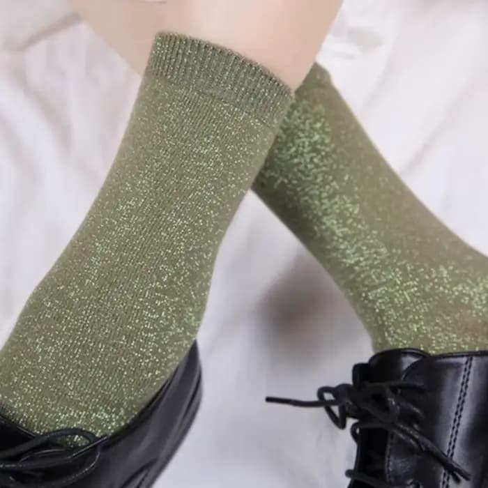 Femme chaussettes brillant mode filigrane femme chaussettes couleur bonbon brillant scintillant respirant coréen femmes mode chaussettes femme cadeaux