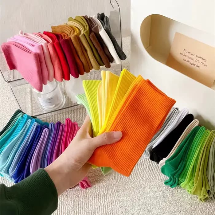 1 paire de chaussettes de sport à la mode japonaise pour femmes et filles