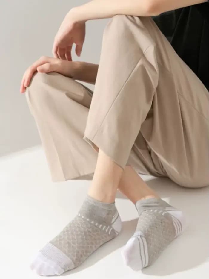 Chaussettes de sport courtes pour hommes, 6/12 paires, chaussettes athlétiques respirantes et absorbant l'humidité, toutes saisons, pour la course à pied, la salle de sport et le fitness