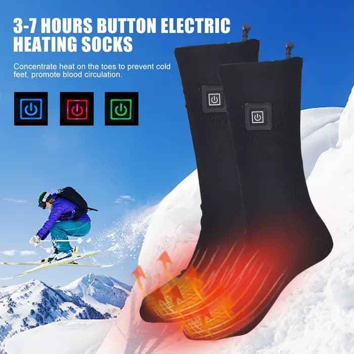 Chaussettes thermiques électriques pour hommes et femmes