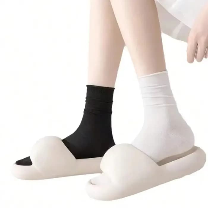10 paires de chaussettes mi-longues pour femmes