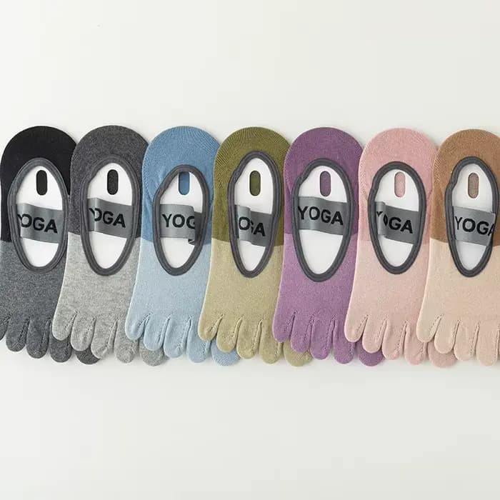 Chaussettes de yoga professionnelles en coton pour femmes
