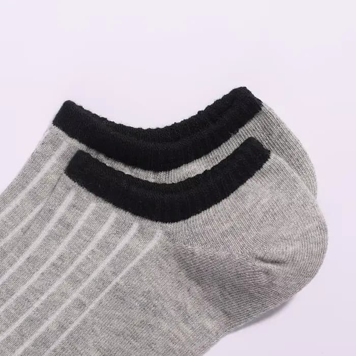 Chaussette courte pour hommes pour printemps été automne décontracté coton noir blanc gris respirant Invisible