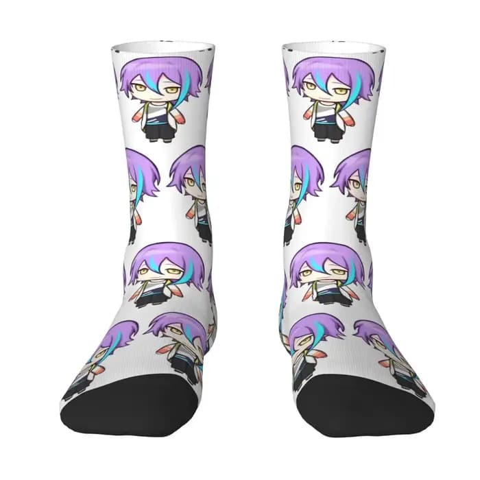 Projet Sekai Rui Kamishiro Anime jeu chaussettes Harajuku bas automne anti-dérapant unisexe hommes