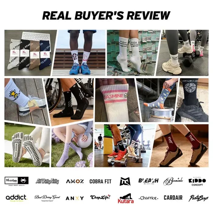 10 paires de chaussettes de sport personnalisées