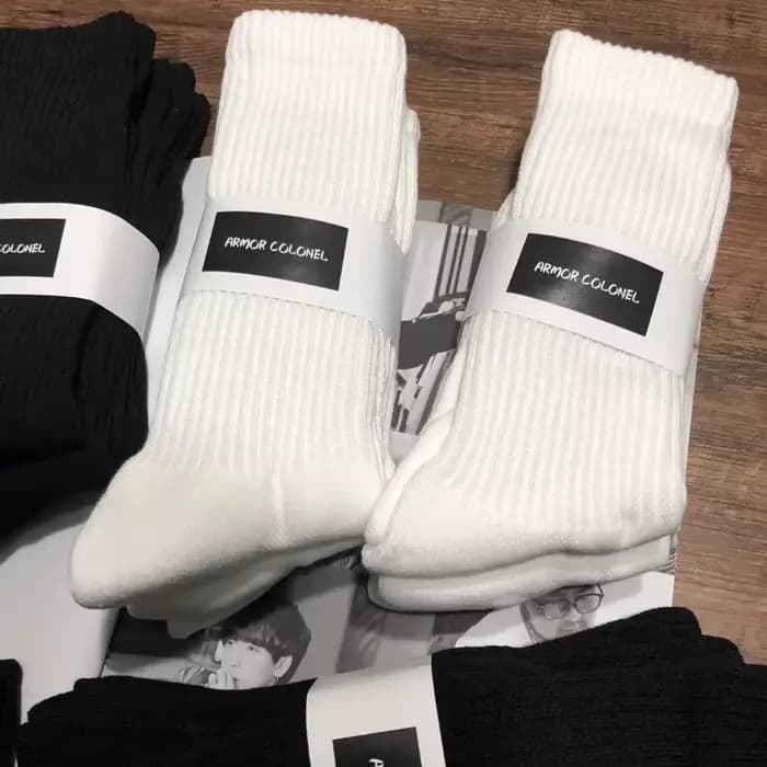 Chaussettes de sport en coton Harajuku pour hommes