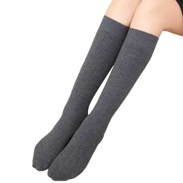 Bas en laine Pure longueur mollet pour femmes