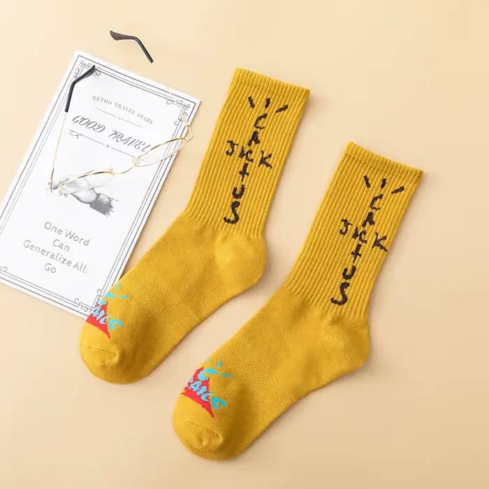 Chaussettes hautes en noix de cajou pour hommes et femmes