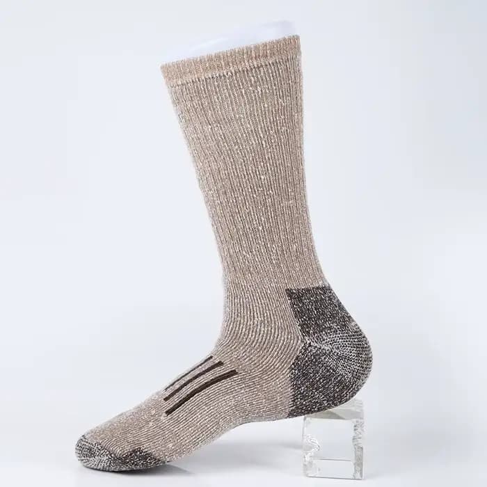 Chaussettes en laine mérinos pour hommes, chaussettes thermiques épaisses, respirantes, pour Sports de plein air, alpinisme, grande taille, automne et hiver
