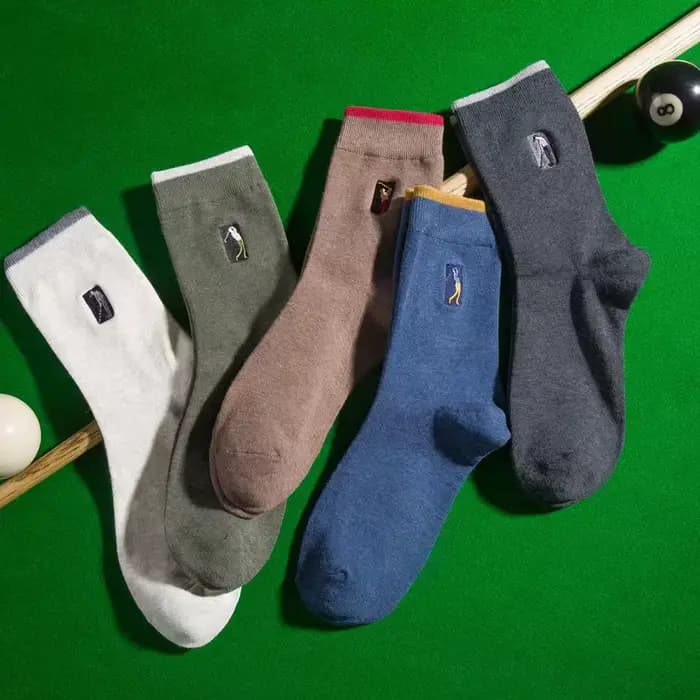 Chaussettes longues décontractées d'affaires pour hommes