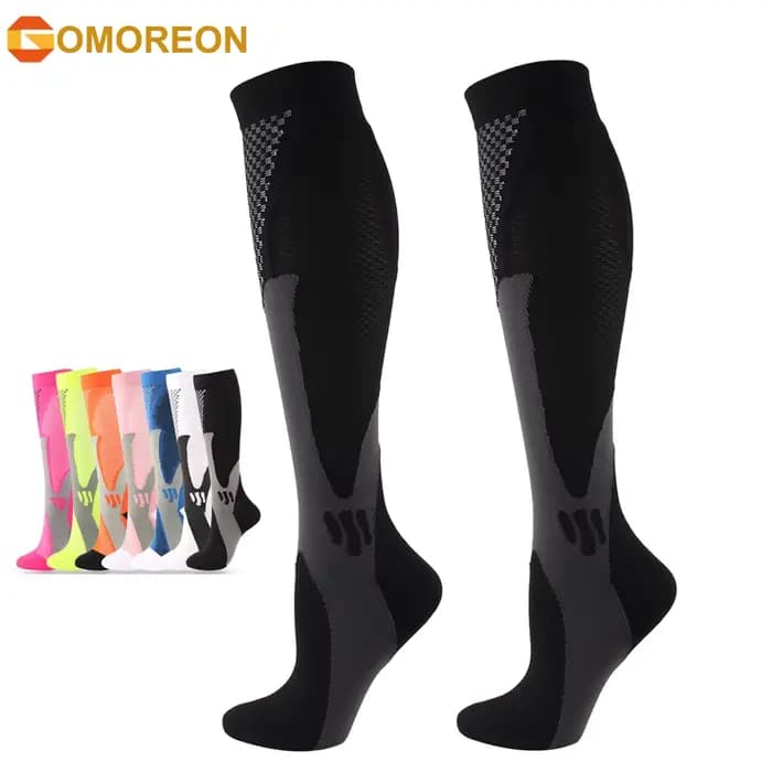 1 paire de chaussettes de Compression de Sport pour hommes et femmes
