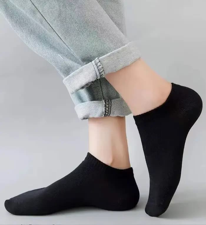 Chaussettes de sport unisexes en coton respirant pour hommes