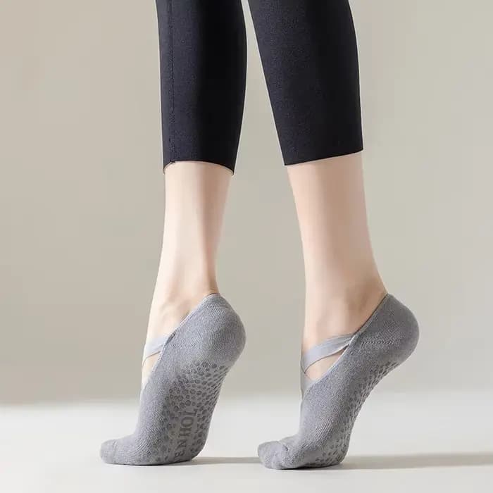 Chaussettes de Yoga professionnelles femmes Silicone anti-dérapant Pilates