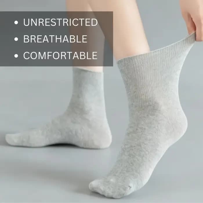 5 paires de chaussettes diabétiques non compressives pour femmes