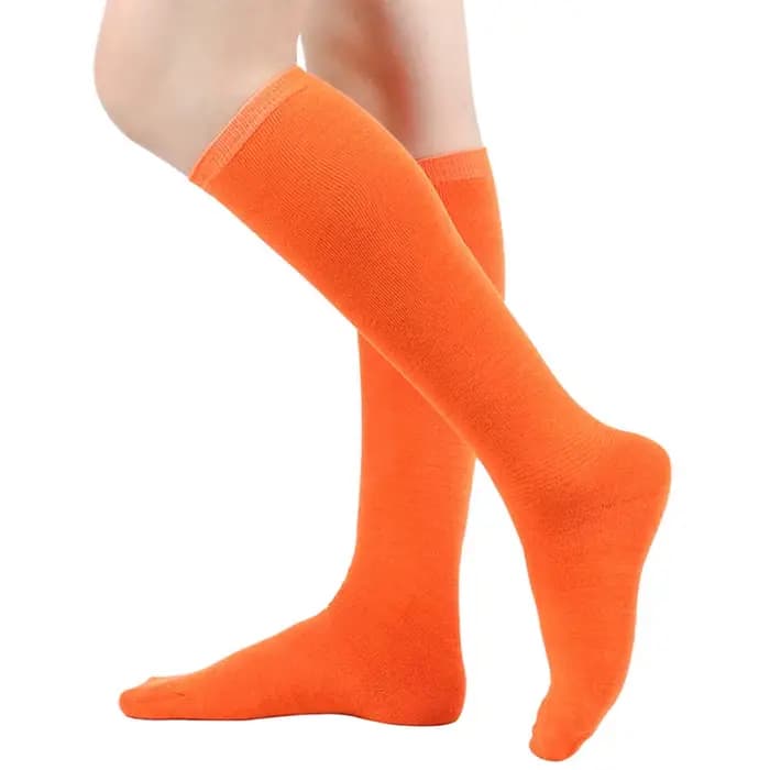 Chaussettes hautes solides pour femmes, style japonais Harajuku créatif, pour cosplay, mi-mollet, noires, blanches, roses, pour femme