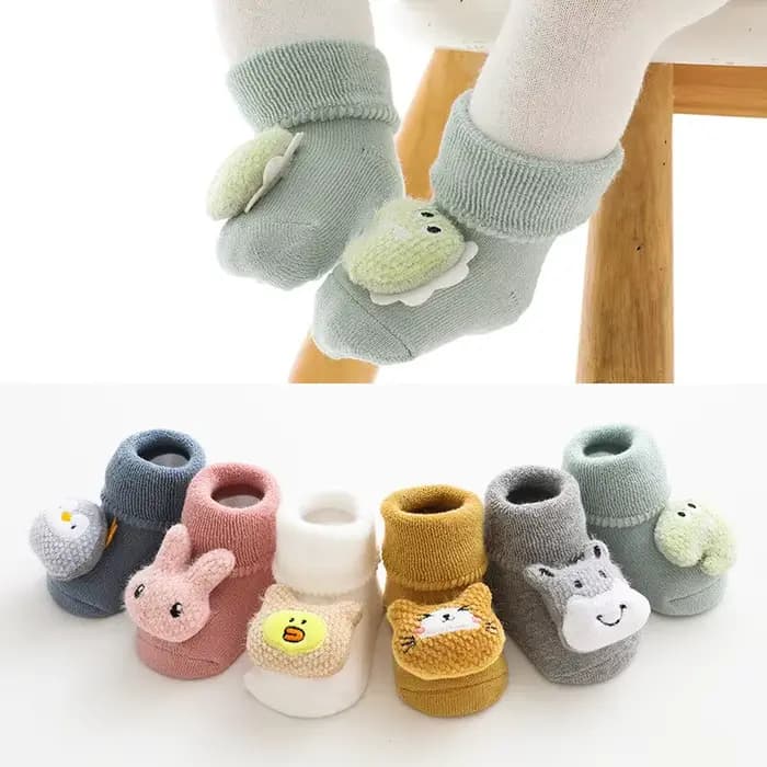 Chaussettes de dessin animé coordonnantes pour enfants