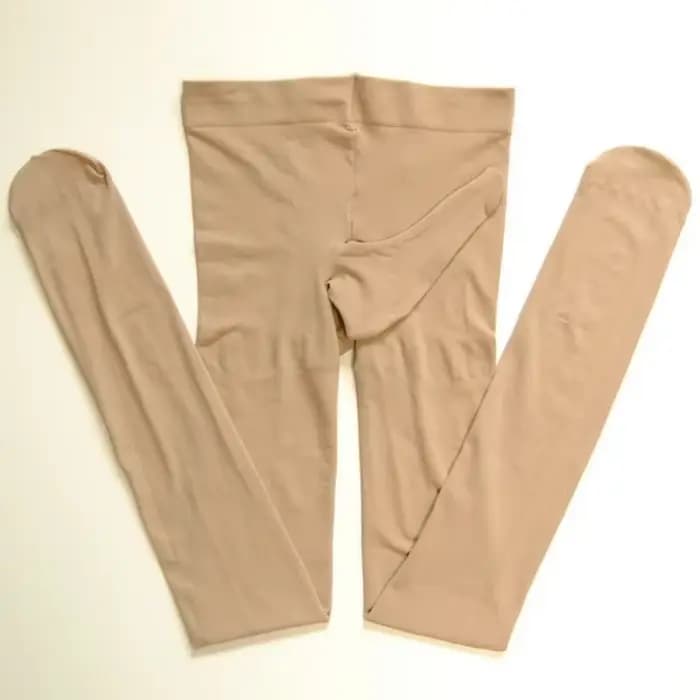 Collants chauds élastiques pour hommes et femmes, collants de couverture de pénis, bas de velours, peau noire, sexy, brillant, 120D