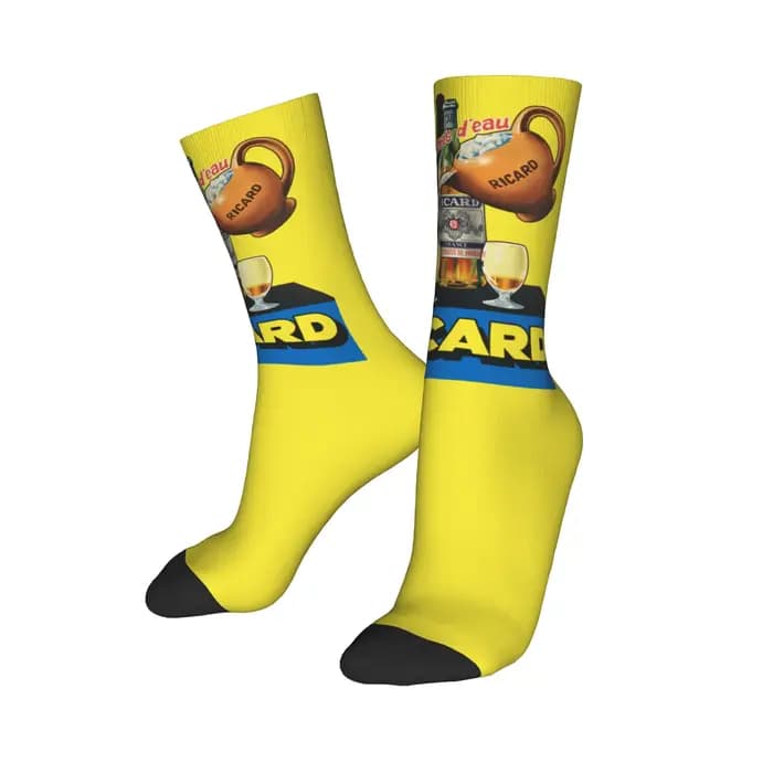 Chaussettes personnalisées Ricard pour hommes