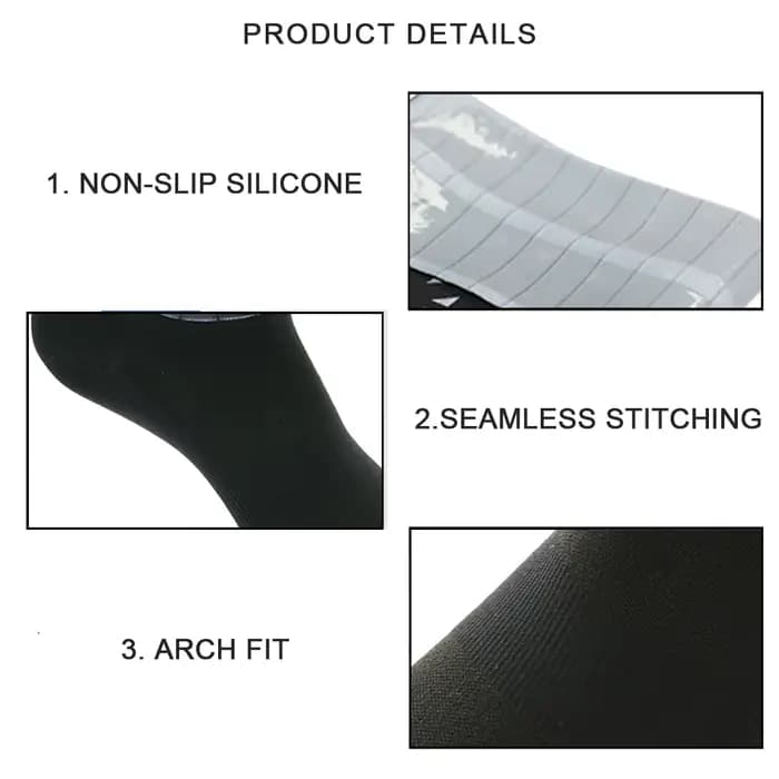 Aero Sports – chaussettes de cyclisme antidérapantes en Silicone
