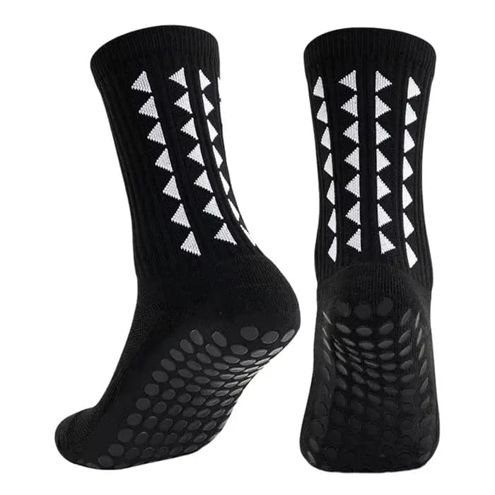6 paires de chaussettes de sport antidérapantes pour hommes et femmes, chaussettes de football, chaussettes de rugby, chaussettes de cyclisme, chaussettes de course à pied, chaussettes d'exercice, cha