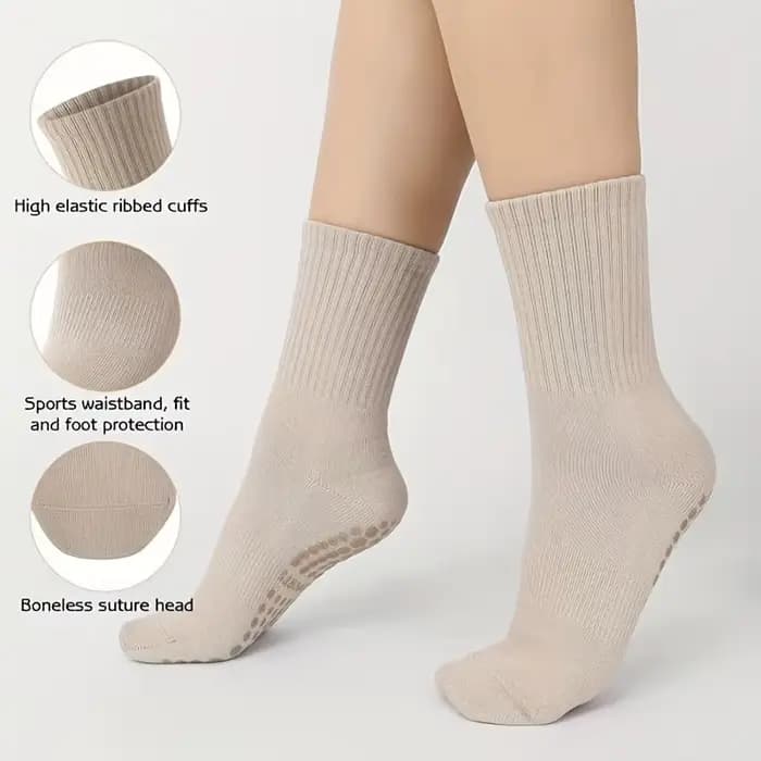 3 paires de chaussettes de Yoga pour femmes