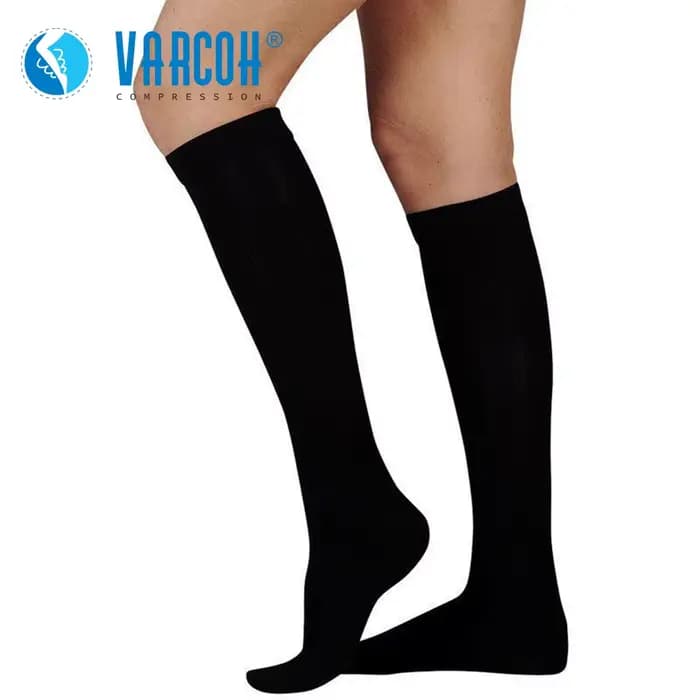 Chaussettes de compression 30-40 mmHg pour femmes et hommes, soutien ferme gradué pour les varices, les œdèmes, les grossesses et la récupération