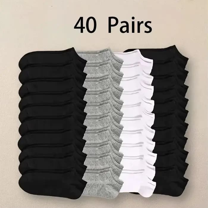 Chaussettes de sport unisexes couleur unie pour l'été et le printemps