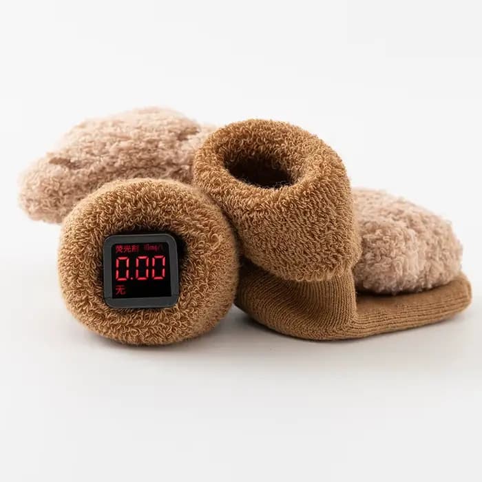 Chaussettes coordonnantes en coton doux pour nouveau-né