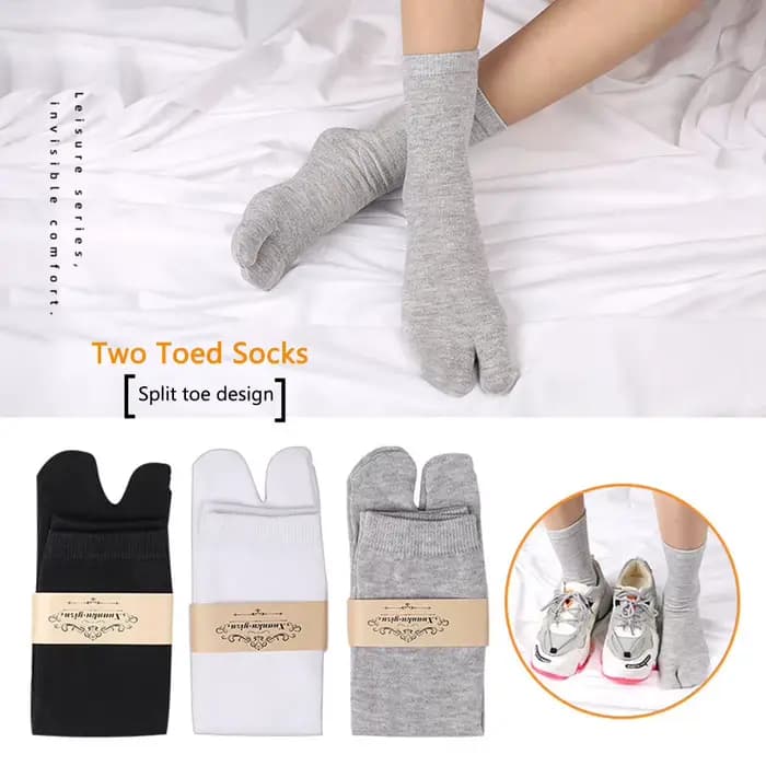 Chaussettes japonaises à bout ouvert pour hommes et femmes