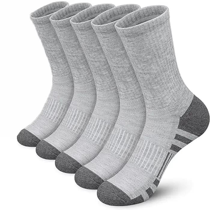 4 paires de chaussettes de sport respirantes et amortissantes, chaussettes de course haute performance et durables pour hommes et femmes