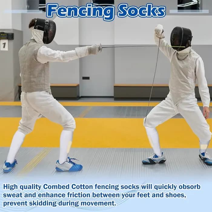 1 paire de chaussettes d'escrime pour sabre Epee