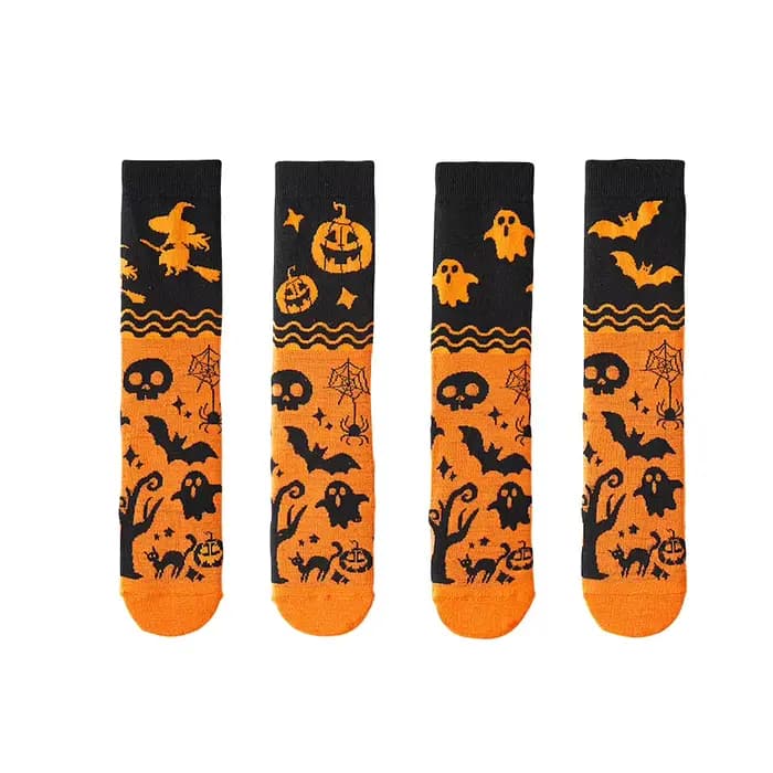 Chaussettes cadeaux d'Halloween pour hommes et femmes