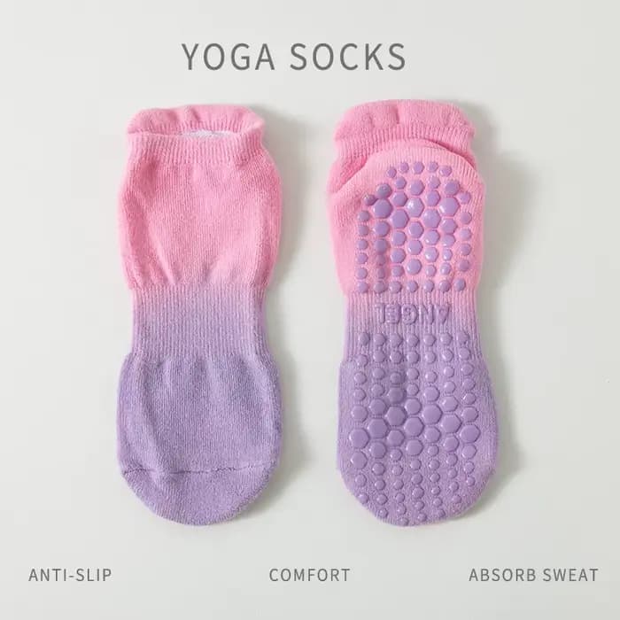 Chaussettes de Yoga en coton dégradé pour femmes